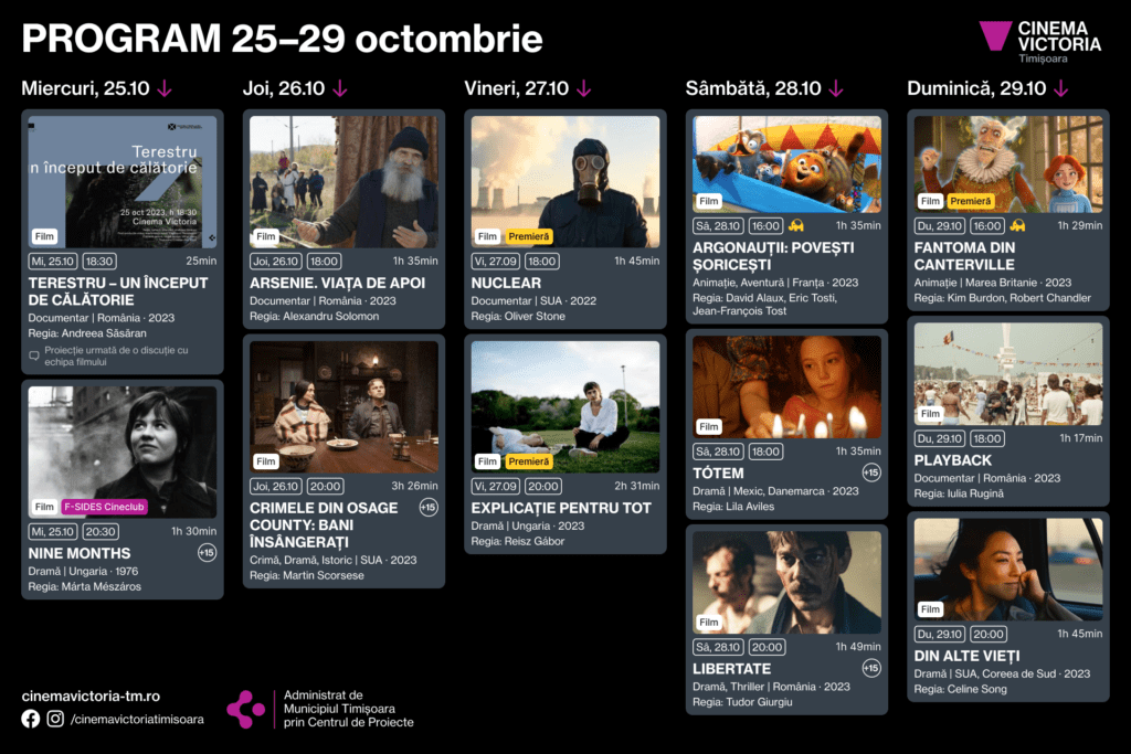 Program Cinema Victoria 25 29.10