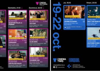 Cinematografele „Victoria” și „Timiș”, între 18 – 22 octombrie