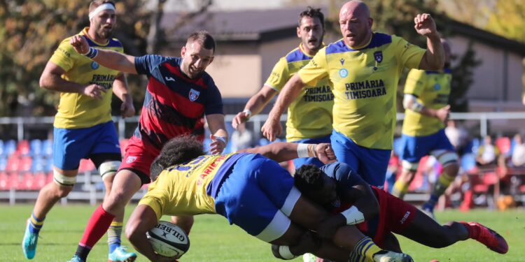 Echipa de rugby a S.C.M. Timișoara s-a calificat în finala Cupei României