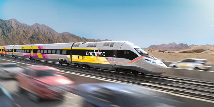 Tren electric de mare viteză, între Las Vegas și Los Angeles, până în 2027