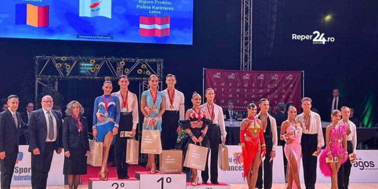 Argint mondial pentru dansatorii sportivi reșițeni