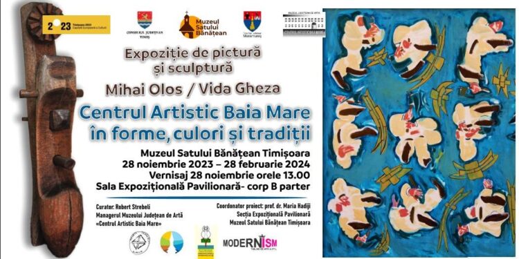 Expoziție itinerantă de sculptură și pictură, la Muzeul Satului Bănățean Timișoara