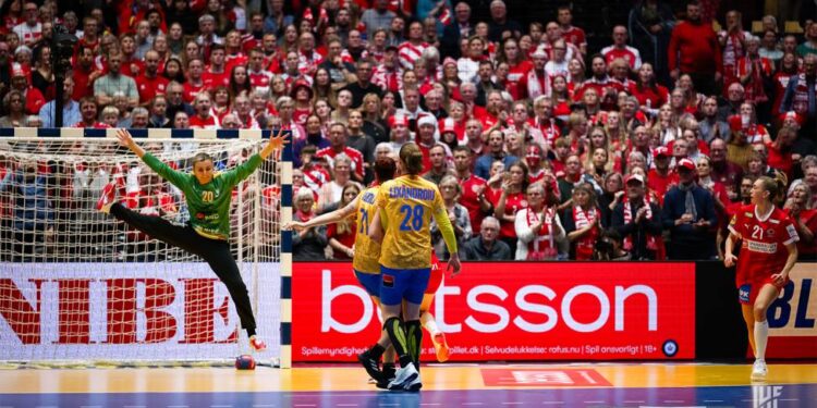România a încheiat grupa preliminară E de la turneul final al Campionatului Mondial, pe locul doi, după ce a fost învinsă de Danemarca