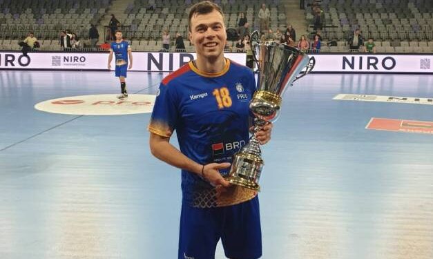Golgheter-ul lui „Poli” Timișoara, Marius Sadoveac, în echipa națională de handbal seniori a României, pentru Euro 2024
