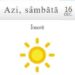 Timpul probabil, sâmbătă, 16 decembrie 2023