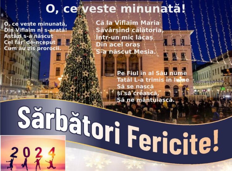 O, ce veste minunată!