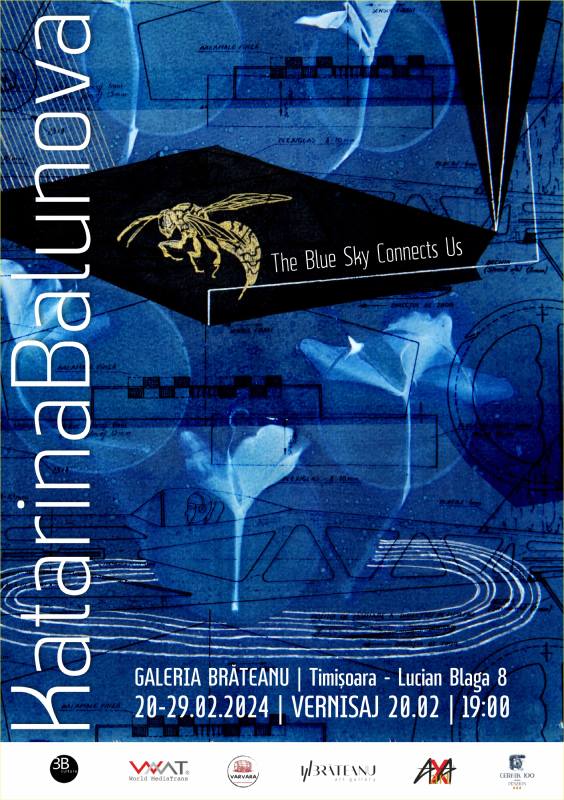 Katarina Balunova The Blue Sky Connects Us poster