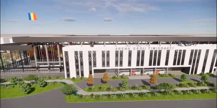 Arena „Eroii Timișoarei” are autorizație de construire, iar ordinul de începere a execuției va fi emis în cel mai scurt timp