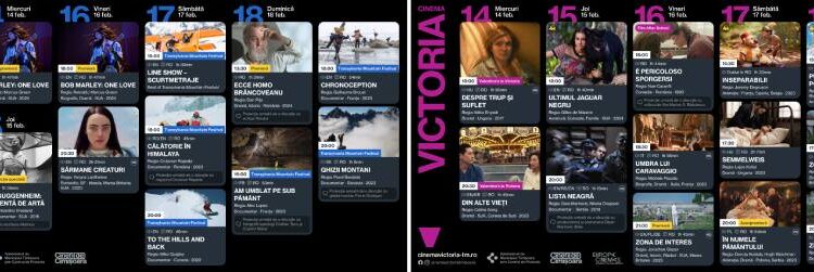 Programul filmelor la cinematografele „Timiș” și „Victoria”, între 14-18 februarie 2024