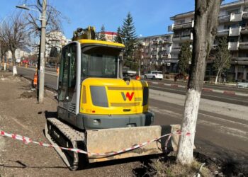 Reparații ample pe arterele principale din Deva