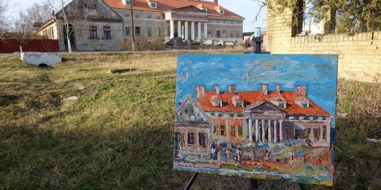 Artiștii români și islandezi reflectă conacul „Mocioni” într-o expoziție cu lucrări pe simezele unei galerii de artă din Islanda