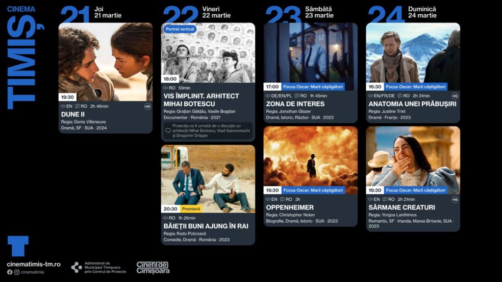 Program Cinema Timis 21 24.03