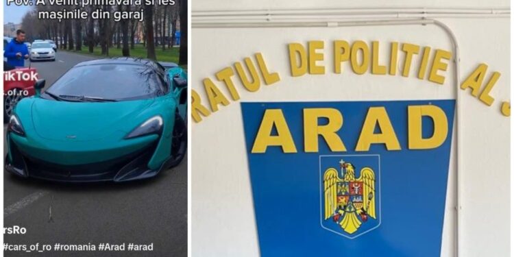 Un polițist de la Ordine Publică din IPJ Arad se afla în dreapta șoferului austriac drogat. Conducerea IPJ Arad a demarat cercetări