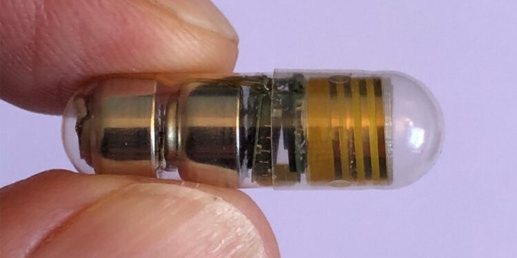 Capsula cu senzori minusculi