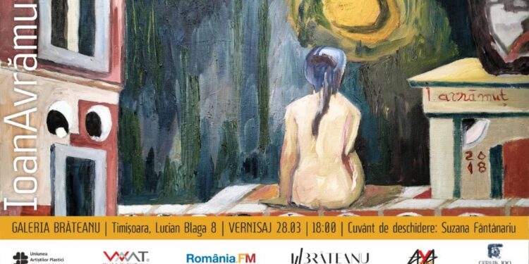 „Ieşirea din alb”, simeze cu lucrările artistului vizual Ioan Avrămuț, la Galeria „Brăteanu”
