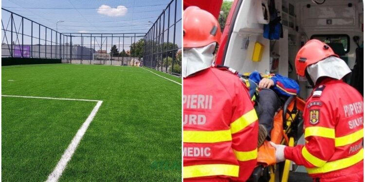 Un student de 26 de ani a căzut și a murit pe terenul de fotbal de lângă „Kauflandul” aflat pe strada Banu Mărăcine din Arad