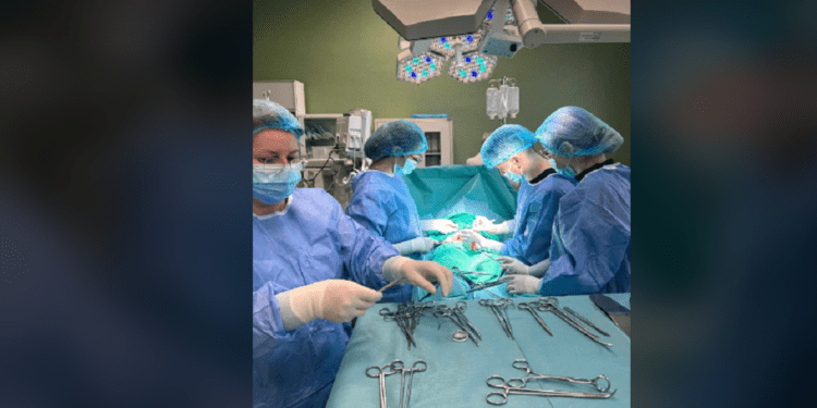 Tumoare de 2,7 kg, extirpată de medicii arădeni