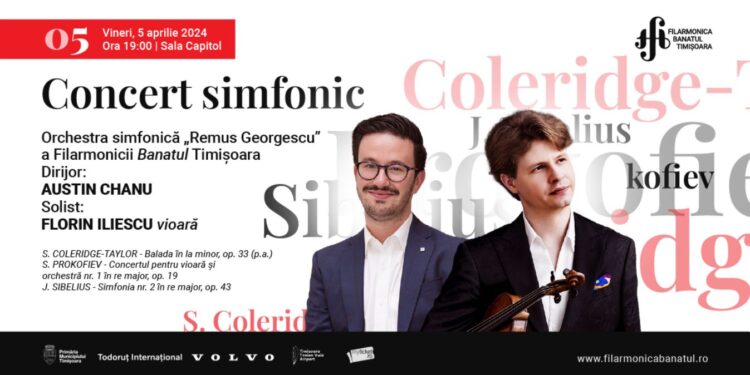  Concert simfonic, sub bagheta dirijorală a maestrului Austin Chanu, la Filarmonica „Banatul”