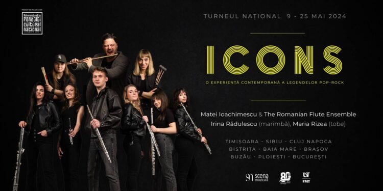 Asociația „Scena Muzicală” organizează turneul național ICONS, în care muzica unor trupe legendare va fi reinterpretată la flaut
