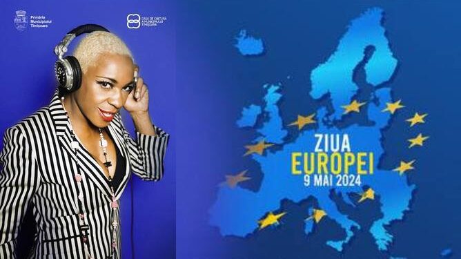 Concert de Ziua Europei în Piața Victoriei, cu orchestra simfonică „Lira”, orchestra Ansamblului „Timișul”, Corala „Contrast”, „Nico”, Cezar Ouatu și „Sonique”