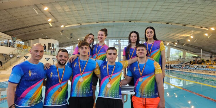 Campionatul Național Universitar de Înot, locul 4 pentru echipa Universității de Vest din Timișoara