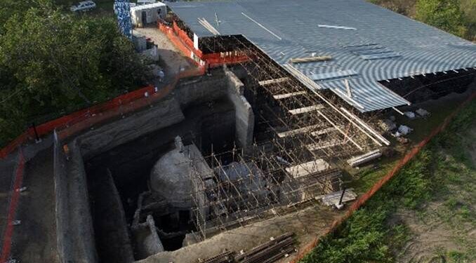 O vilă veche, de două milenii, descoperită în apropierea Muntelui Vezuviu, posibilă a primului împărat roman, Octavian Augustus