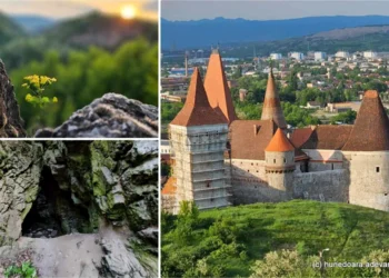 Marele labirint subteran de lângă Castelul Corvinilor. Ce se ascunde sub un deal legendar din Hunedoara