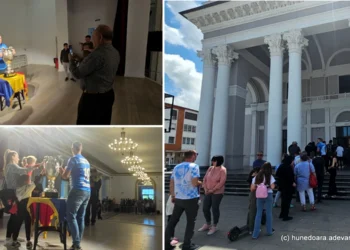 Cozi impresionante la fotografii cu Cupa României la fotbal, câștigată de Corvinul Hunedoara