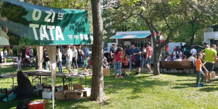 Râsete de copii zburdalnici în parc, la „O zi cu tata” în Arad
