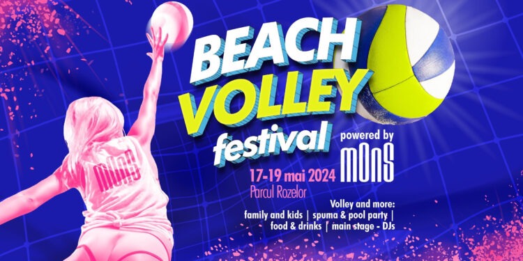 Timișoara transformată în plajă urbană, pentru MONS Beach Volley Festival, ediția a III-a