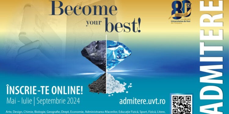 Platforma on-line de admitere a fost deschisă de Universitatea de Vest