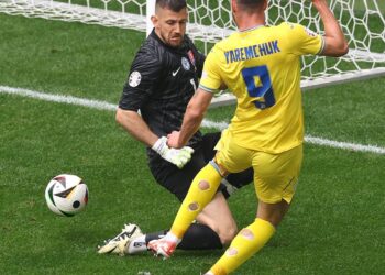 Roman Yaremchuk, gol decisiv în victoria Ucrainei, 2-1, împotriva Slovaciei, în Grupa E de la EURO 2024