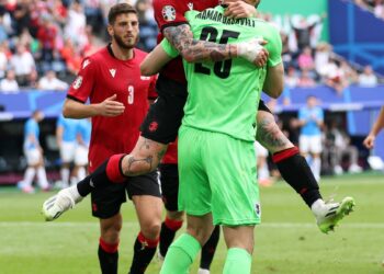 Echipa națională de fotbal a Georgiei, primul punct obținut la un turneu final