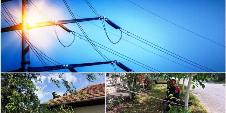 Zeci de locuitori din județul Arad, în continuare fără curent electric, după furtuna de sâmbătă