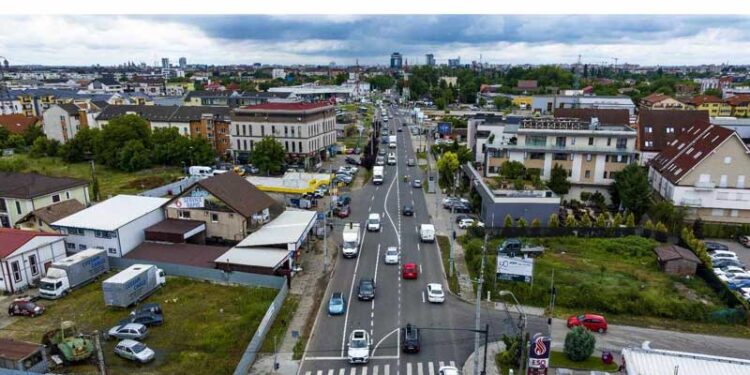 Prin Dumbrăvița, până la Autostrada A1, pe patru benzi