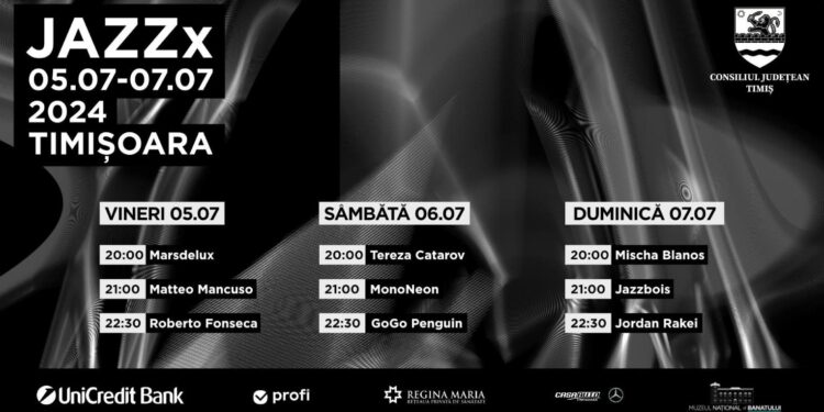 JAZZx, la început de iulie, la Timișoara