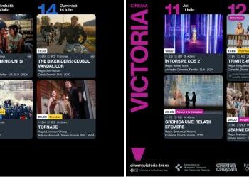 Cinematografele „Timiș” și „Victoria” între 11-14 iulie