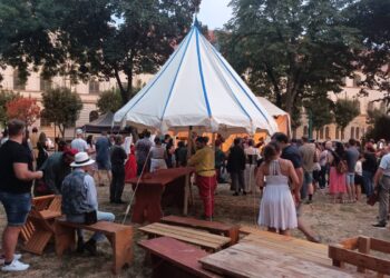 Spectacol incendiar la finalul celei de-a doua zile a Festivalului Medieval