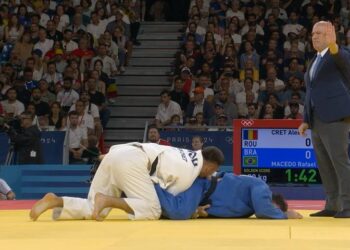 Judoka Alex Creț a fost învins, în ultimele secunde, de Rafael Macedo