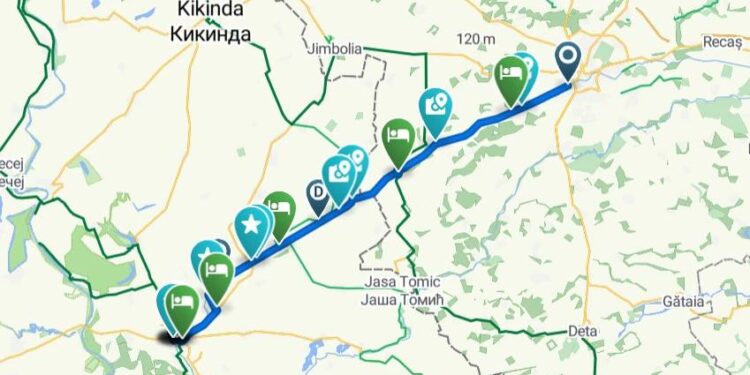 Frontiera româno-sârbă, redeschisă pentru pasionații de ciclism și navigație, la punctul de trecere de la Otelec