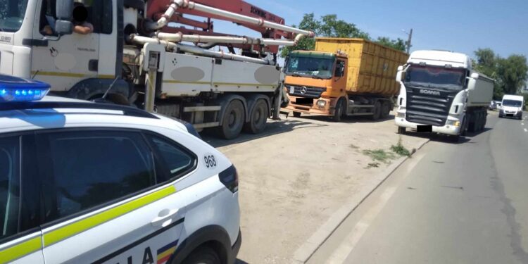 Sancțiuni de 132.105 lei aplicate conducătorilor de autovehicule de mare tonaj în Timișoara