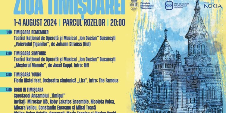3 August, Ziua Timișoarei – 2024