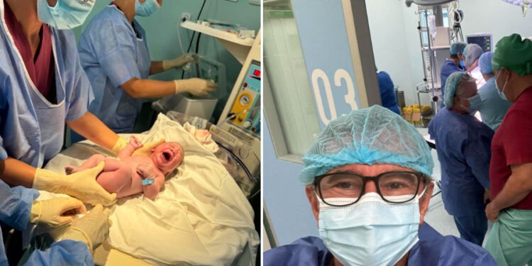 Moment istoric la maternitatea nouă