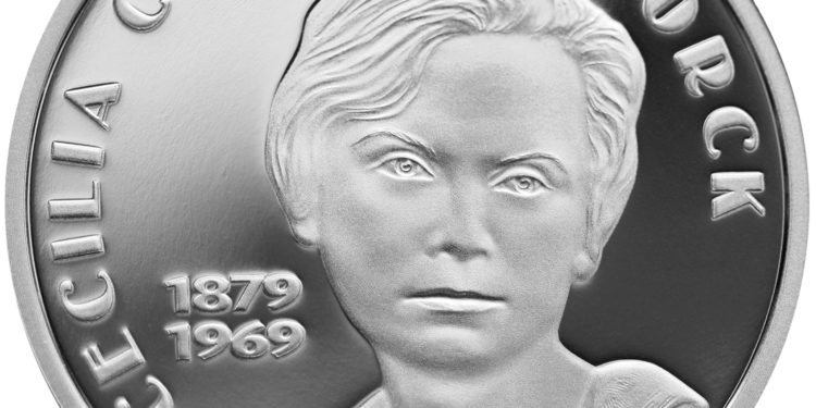 Banca Națională a României lansează în circuitul numismatic o monedă din argint cu tema 145 de ani de la nașterea Ceciliei Cuțescu-Storck.