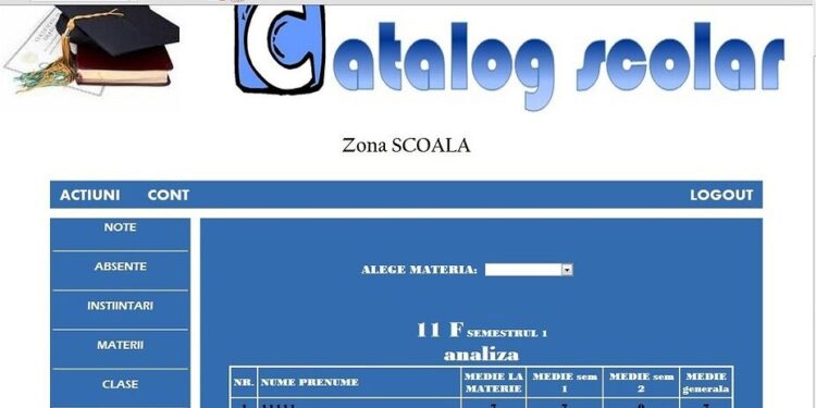 Douăzeci de școli din Arad au ales exclusiv catalogul electronic, în locul celui tipărit