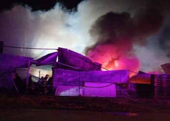 INCENDIU DEVASTATOR LA DUMBRĂVIȚA