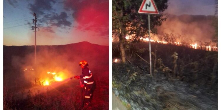 Focurile pentru curățarea terenurilor reprezintă un pericol în județul Arad