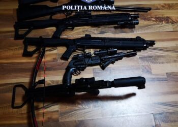 35 de arme și 15.000 de cartușe confiscate în Timiș