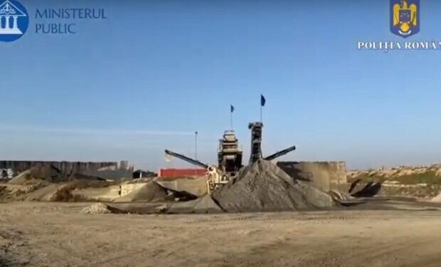 Exploatare minieră ilegală în Timiș