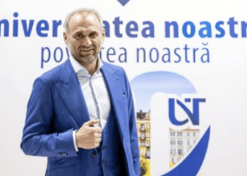 Adrian Văncică în Aula Magna